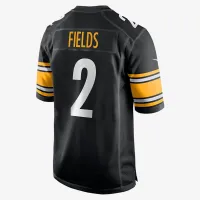 Justin Fields Pittsburgh Steelers чоловічі Nike NFL Game Jersey колір чорний