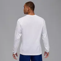 Nike Jordan Flight мужские Long-Sleeve Crewneck футболка цвет белый