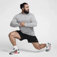 Nike Dri-FIT Legend чоловічі Long-Sleeve Fitness Top колір сірий