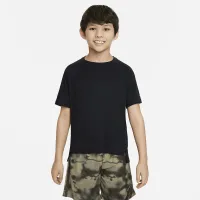 Nike Multi Big дитячі (для хлопчиків) Dri-FIT тренувальні Top колір чорний
