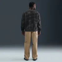 Nike Solo Swoosh чоловічі Fleece Crew колір коричневий