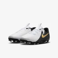 Nike Jr. Phantom GX 2 Academy Little/Big дитячі MG Low-Top футбольні бутси колір білий