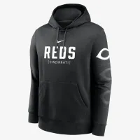 Cincinnati цвет красныйs Fashion Club мужские Nike MLB Pullover Толстовка с капюшоном цвет черный