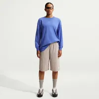 Nike Sportswear женская оверсайз Long-Sleeve футболка синий