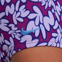 Nike Swim Big детские (Girls') Long-Sleeve One-Piece цвет фиолетовый