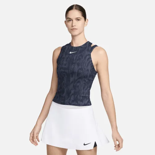 NikeCourt Slam женская Dri-FIT Tennis Tank Top синий
