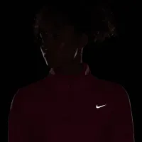 Nike Swift Element жіноча UV Protection 1/4-Zip Running Top Pink