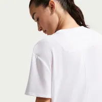 Nike One Relaxed жіноча Dri-FIT Short-Sleeve Top колір білий