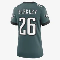 Saquon Barkley Philadelphia Eagles женская Nike NFL Game Football Jersey цвет зеленый