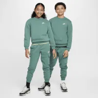 Nike Sportswear Club Fleece Big детские свитшот цвет зеленый