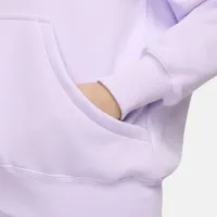 Nike Sportswear Phoenix Fleece жіноча оверсайз Pullover Толстовка з капюшоном колір фіолетовий