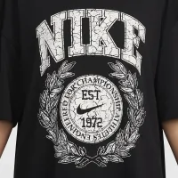 Nike Sportswear Essential жіноча оверсайз футболка колір чорний