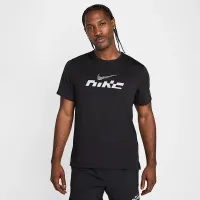 Nike Miler Flash мужские Dri-FIT UV Short-Sleeve Running Top цвет черный