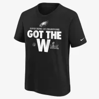 Philadelphia Eagles Super Bowl LIX Champions Parade Big дитячі Nike NFL футболка колір чорний