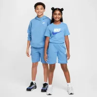 Nike Sportswear Club Big дитячі French Terry Cargo шорти блакитний