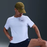 Nike Miler чоловічі Dri-FIT UV Short-Sleeve Running Top колір сірий