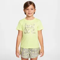 Nike Dri-FIT Essentials Little детские 2-Piece Printed Sprinter набор Yellow