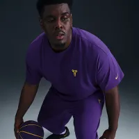 Nike Kobe мужские баскетбольные футболка цвет фиолетовый
