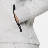 Nike Sportswear Tech Fleece Big дитячі (Girls') Full-Zip Толстовка з капюшоном (Extended Size) колір сірий