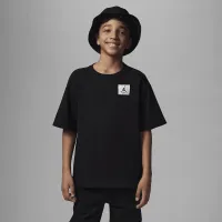 Nike Jordan Flight Essentials Big дитячі Patch футболка колір чорний