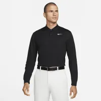 Nike Dri-FIT Victory мужские Long-Sleeve для гольфа Polo цвет черный