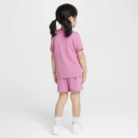 Nike Club Toddler 2-Piece Knit шорти комплект Pink