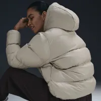 Nike Sportswear Metro Puffer женская Therma-FIT Loose Hooded Куртка цвет коричневый