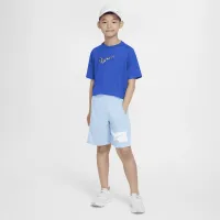 Nike Multi Big дитячі Dri-FIT Short-Sleeve Top блакитний
