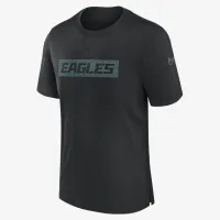 Philadelphia Eagles Sideline Player чоловічі Nike Dri-FIT NFL футболка колір чорний
