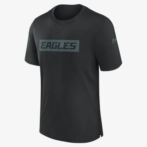 Philadelphia Eagles Sideline Player чоловічі Nike Dri-FIT NFL футболка колір чорний