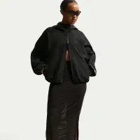 Nike Sportswear женская оверсайз Hooded Куртка цвет черный