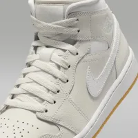 Nike Air Jordan 1 Mid женская Кроссовки цвет серый