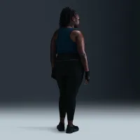 Nike One жіноча З високою талією 7/8 лосіни (великі розміри) колір чорний