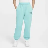 Nike Sportswear Club Fleece Girls' Loose Pants цвет зеленый
