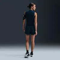 Nike Tempo женская Dri-FIT Mid-Rise Brief-Lined Running шорты синий