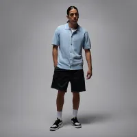 Nike Jordan Sport чоловічі Short-Sleeve для гольфу Sweater Top блакитний