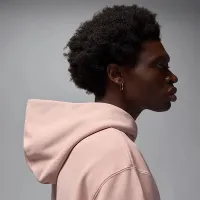 Nike Air Jordan Wordmark чоловічі Fleece Pullover Толстовка з капюшоном Pink