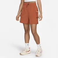 Nike Sportswear Essential женская Woven High-Rise шорты Orange