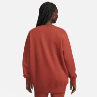 Nike Sportswear Phoenix Fleece женская оверсайз Crew-Neck свитшот Orange