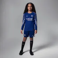 Nike Paris Saint-Germain 2024/25 Match Fourth Big детские Jordan Dri-FIT ADV Soccer Authentic Long-Sleeve Jersey синий
