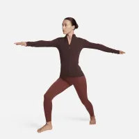 Nike Yoga Dri-FIT Luxe женская Fitted Куртка цвет коричневый