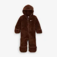 Nike Hooded Sherpa Coverall Baby Coverall цвет коричневый