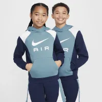 Nike Air Big детские Pullover Толстовка с капюшоном синий
