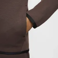 Nike Sportswear Tech Fleece Big детские Full-Zip Толстовка с капюшоном цвет коричневый