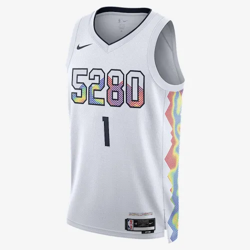 Michael Porter Jr Denver Nuggets 2024/25 City Edition чоловічі Nike Dri-FIT NBA Swingman Jersey колір білий