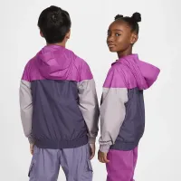 Nike Sportswear Windrunner Big детские Hooded Repel Куртка цвет фиолетовый