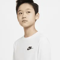 Nike Sportswear Big дитячі (для хлопчиків) Long-Sleeve футболка колір білий
