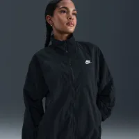 Nike Sportswear Windrunner жіноча оверсайз Куртка колір чорний