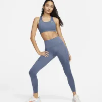Nike Go женская Firm-Support С высокой Талией 7/8 лосины с карманамисиний