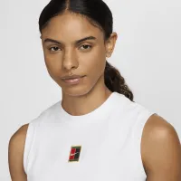 NikeCourt Heritage жіноча Cropped Tennis Tank Top колір білий